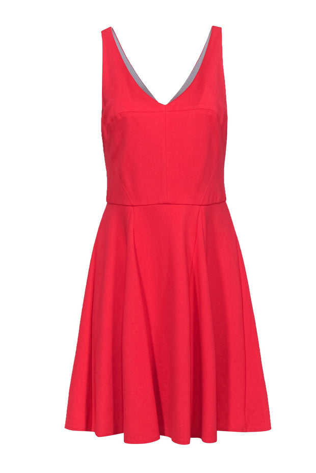 Current Boutique-ABS by Allen Schwartz - Coral Sleeveless Fit & Flare Dress Sz L