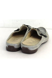 Current Boutique-AGL - Blue Shimmer Denim Loafer Slippers Sz 8.5