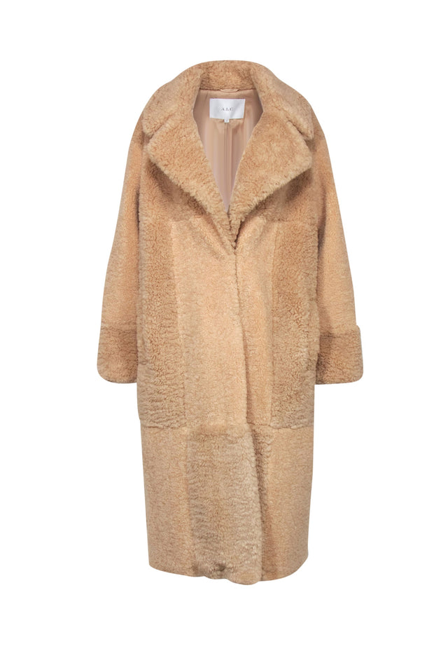 Current Boutique-ALC - Tan Teddy Longline Coat Sz XL