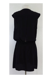 Current Boutique-A.L.C. - Black Silk Sleeveless Dress Sz L