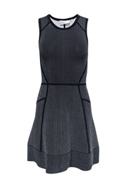 Current Boutique-A.L.C. - Black & White Speckled A-Line Knit Dress Sz XS