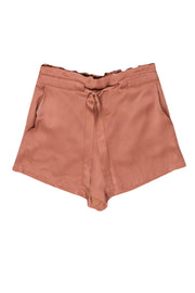 Current Boutique-A.L.C. - Dusty Rose Paperbag Shorts w/ Waist Tie Sz 0