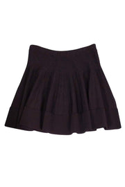 Current Boutique-A.L.C. - Plum Flared Miniskirt Sz L