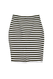 Current Boutique-A.L.C. - White, Black & Yellow Bandage Skirt Sz M