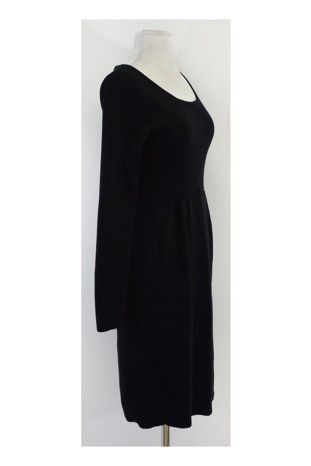 Current Boutique-A.P.C. - Black Cotton Long Sleeve Dress Sz S