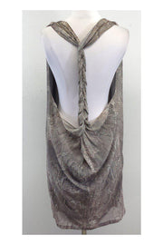 Current Boutique-Acne - Grey Snake Print Dress Sz 8