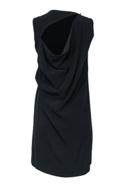Current Boutique-Acne Studios - Black Gathered Side Dress w/ Back Cutout Sz 4