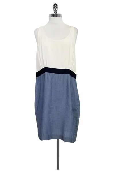 Current Boutique-Adam Lippes - White Chambray Dress Sz 12