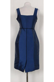 Current Boutique-Adolfo Dominguez - Blue Fitted Dress Sz 4