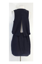 Current Boutique-Aijek - Navy Silk Sleeveless Dress Sz 4