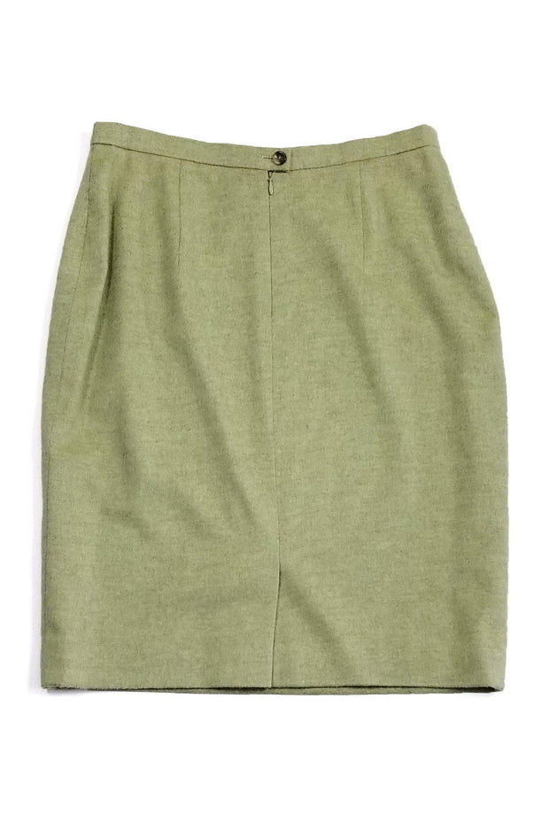 Current Boutique-Akris - Light Green Pencil Skirt Sz 12