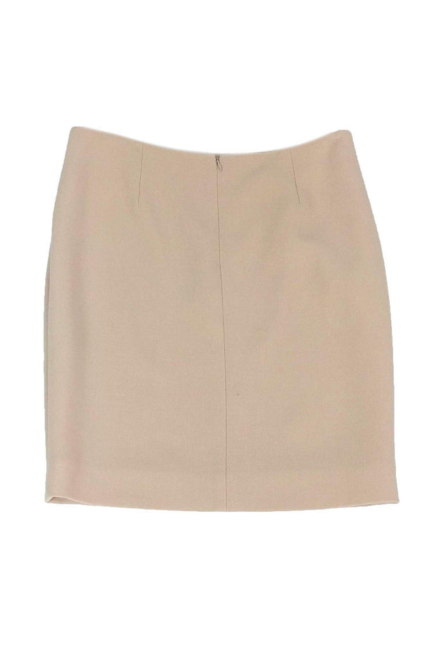 Current Boutique-Akris - Nude Textured Pencil Skirt Sz 12
