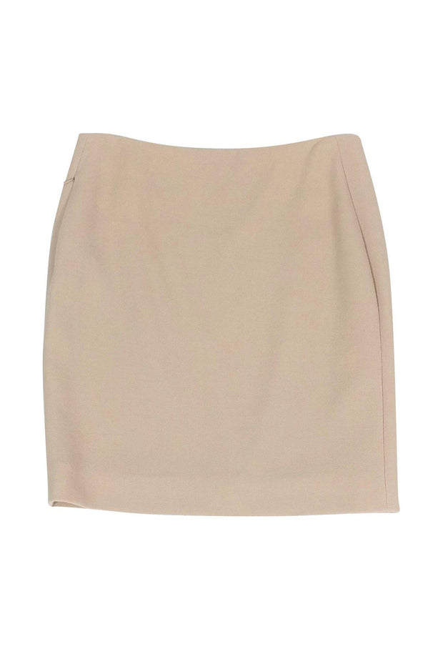Current Boutique-Akris - Nude Textured Pencil Skirt Sz 12