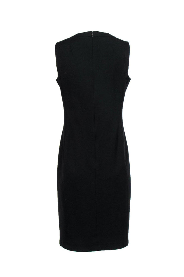 Akris Punto - Black Sheath Dress w/ Cutouts Sz 10 – Current Boutique