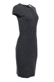 Current Boutique-Akris Punto - Grey Fitted Wool Blend Dress Sz 10