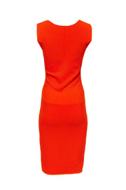 Current Boutique-Akris Punto - Orange Wool Bodycon Dress Sz 8