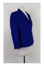 Current Boutique-Akris Punto - Royal Blue Blazer Sz 6