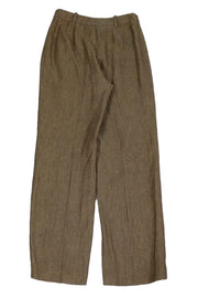 Current Boutique-Akris - Tan Linen Trousers Sz 6