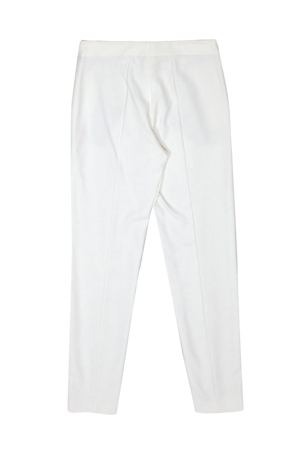 Current Boutique-Akris - White Skinny Trousers Sz 4
