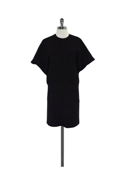 Current Boutique-Alasdair - Black Wool Batwing Dress Sz S