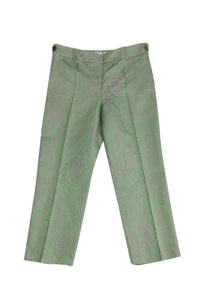 Current Boutique-Alberto Makali - Green Embroidered Pants Sz 10