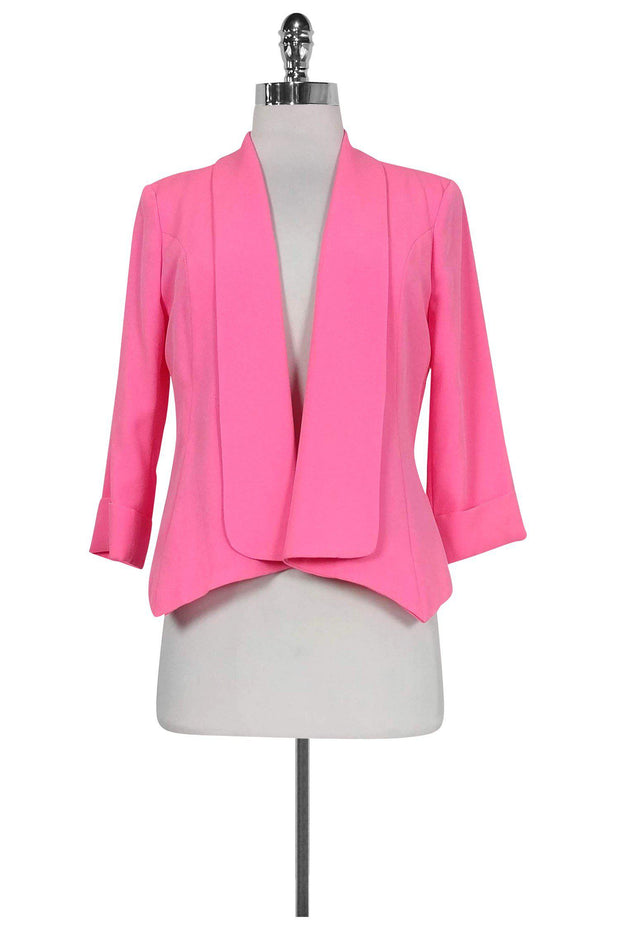 Current Boutique-Alberto Makali - Neon Pink Asymmetrical Jacket Sz S
