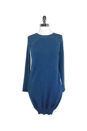 Current Boutique-Alexander McQueen - Blue Bubble Back Mini Dress Sz XS