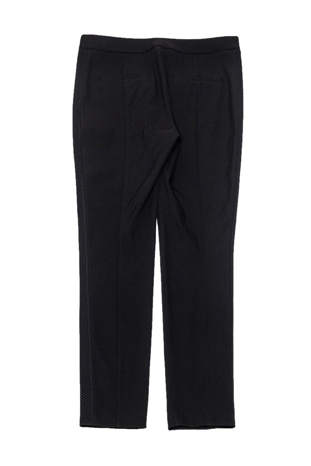 Current Boutique-Alexander Wang - Black Skinny Trousers w/ Knit Side Panel Sz 6