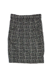 Current Boutique-Alexander Wang - Black & Tan Printed Pencil Skirt Sz 2