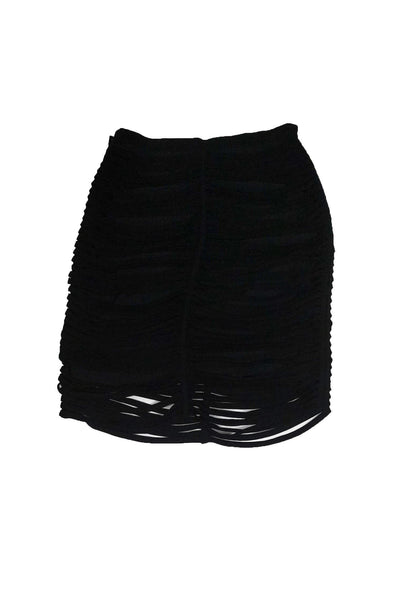 Current Boutique-Alexander Wang - Black Tiered Pencil Skirt Sz 4