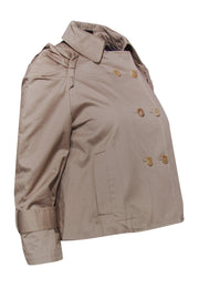Current Boutique-Alexander Wang - Khaki Cotton Double Breasted Jacket Sz 2