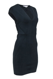 Current Boutique-Alexander Wang - Navy Bandage V-Neck Sheath Dress Sz M
