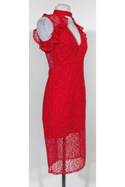 Current Boutique-Alexis - Red Halley Lace Dress Sz S