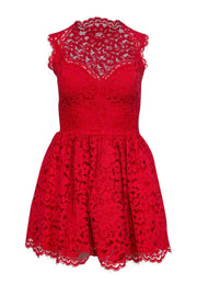Current Boutique-Alexis - Red Lace Fit & Flare Dress Sz XS