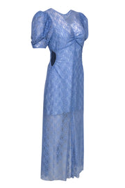 Current Boutique-Alice McCall - Periwinkle Puff Sleeve Maxi Dress w/ Cutouts Sz 8