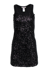 Current Boutique-Alice & Olivia - Black Sequin Sleeveless Dress Sz XS