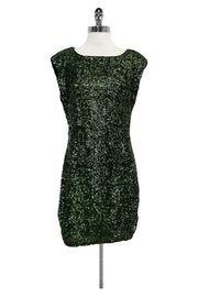 Current Boutique-Alice & Olivia - Green Sequin Dress Sz L