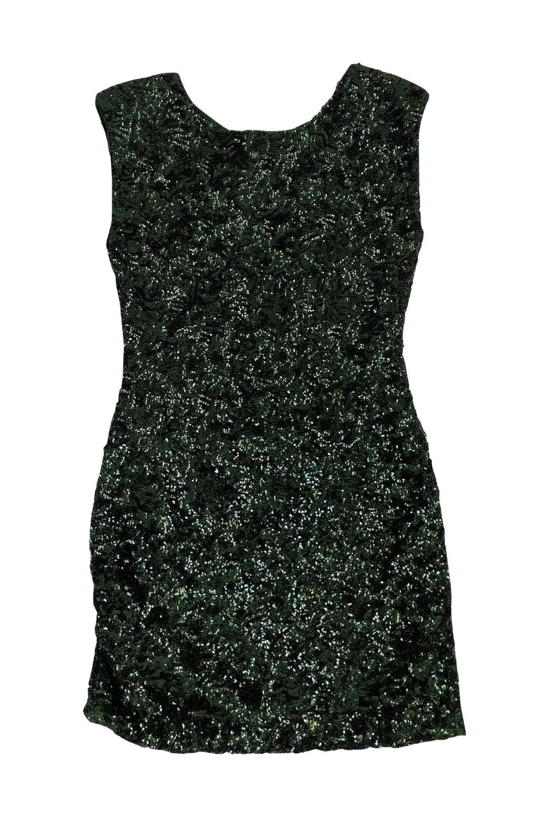 Alice & Olivia - Green Sequin Dress Sz S – Current Boutique