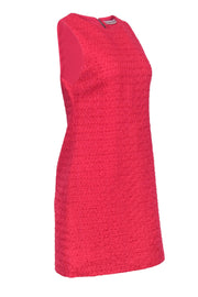 Current Boutique-Alice & Olivia - Hot Pink Metallic Tweed A-Line Dress Sz 6