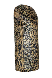 Current Boutique-Alice + Olivia - Leopard Print Faux Fur Vest w/ Quilted Lining Sz M