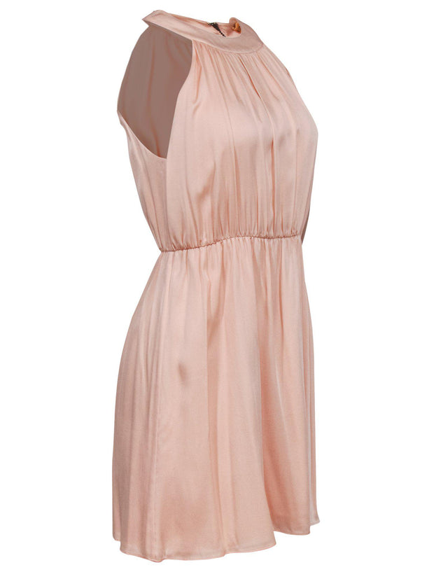 Current Boutique-Alice & Olivia - Light Pink Silk Mini Dress Sz 4