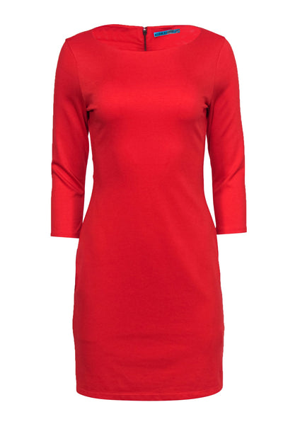 Current Boutique-Alice & Olivia - Red Orange "Poppy" Dress w/ Open Back Design Sz 8