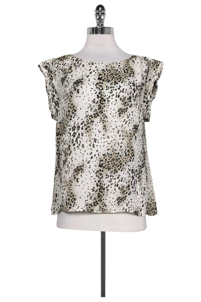 Current Boutique-Alice & Olivia - Silk Animal Print Shirt Sz M