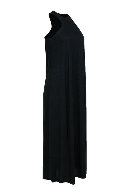 All Saints - Black Racer Top Maxi Dress Sz 2 – Current Boutique