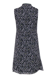 Current Boutique-All Saints - Gray Leopard Print Zip-Up Shift Dress Sz XS