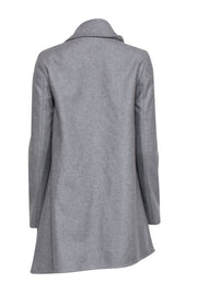 Current Boutique-All Saints - Grey Wool Blend Waterfall Front Coat Sz 6