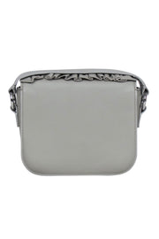 Current Boutique-All Saints - Light Gray Smooth Leather Convertible Crossbody