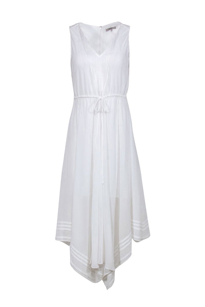 Current Boutique-All Saints - White "Celeste" High-Low Midi Dress Sz 2