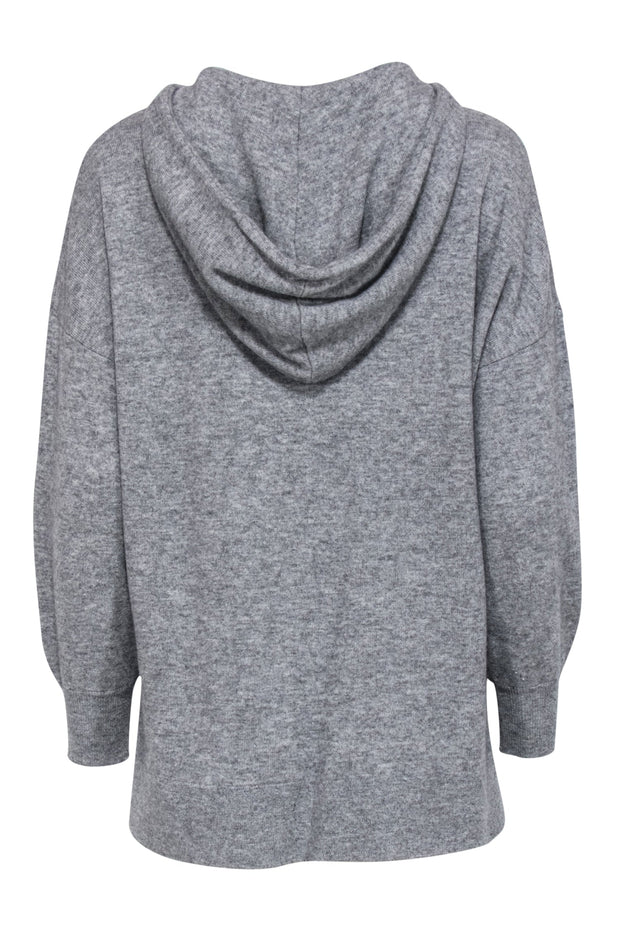 Current Boutique-Allude - Grey Wool & Cashmere Hoodie Sz M