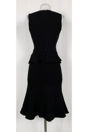 Current Boutique-Altuzarra - Black Peplum Dress Sz 6